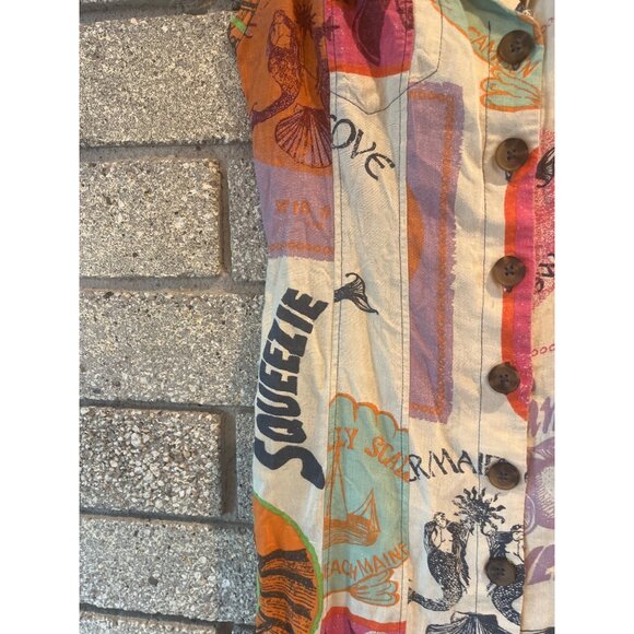 BDG Jasper Shift Mini Urban Outfitters Women's Sleeveless Button-Down Dress With - Picture 4 of 11